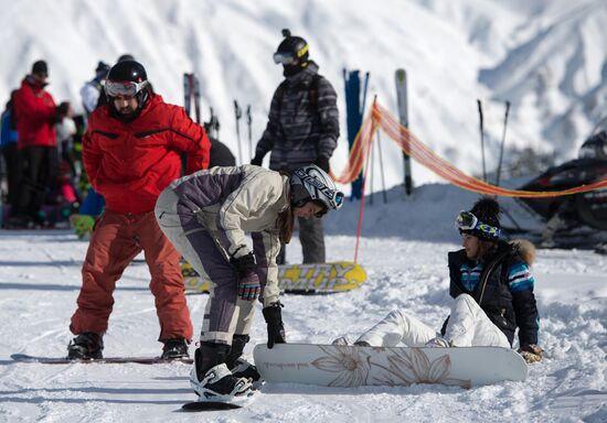 Mountain ski resorts in Sochi