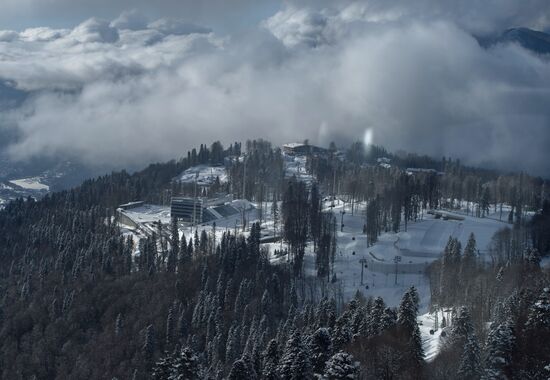 Mountain ski resorts in Sochi