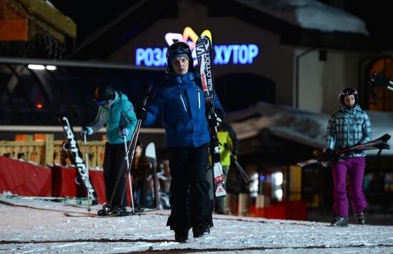 Mountain ski resorts in Sochi