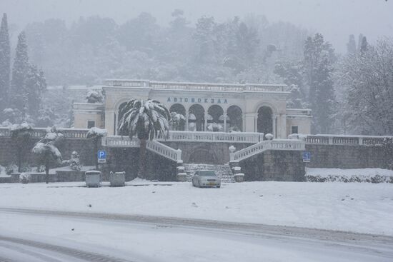 Winter in Abkhazia