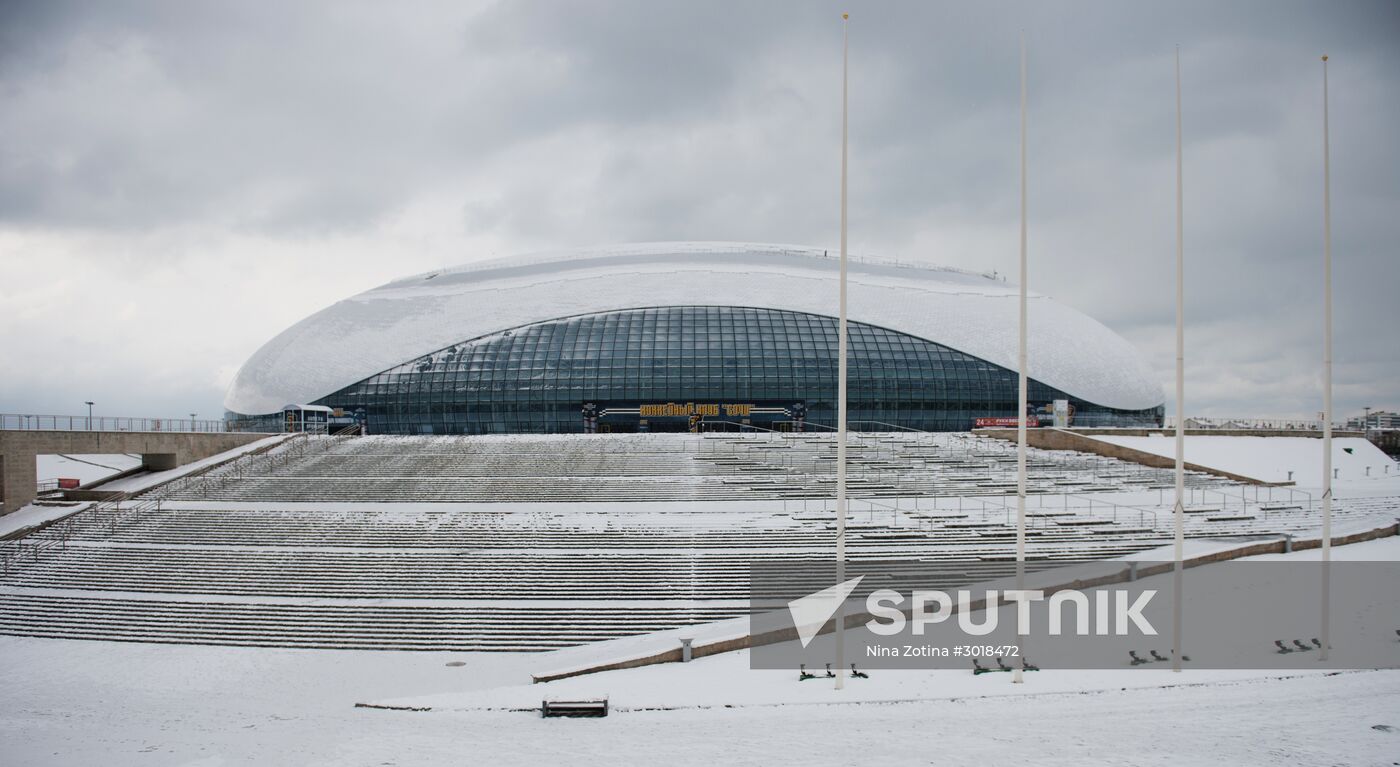 Snowstorm in Sochi