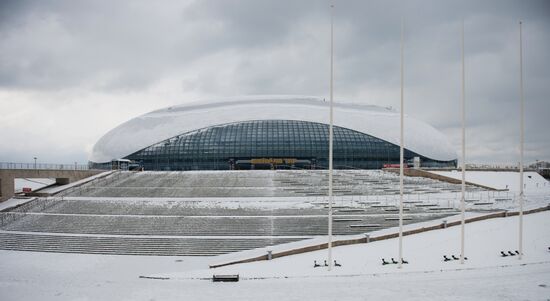 Snowstorm in Sochi