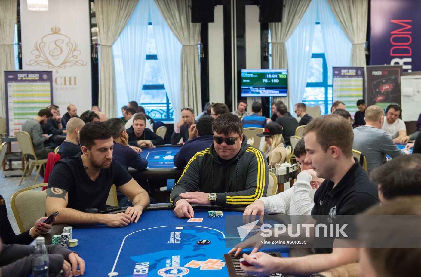 International poker tournament in Krasnaya Polyana gambling zone