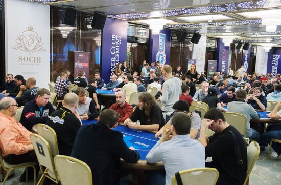 International poker tournament in Krasnaya Polyana gambling zone