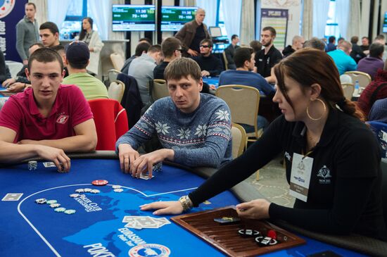 International poker tournament in Krasnaya Polyana gambling zone