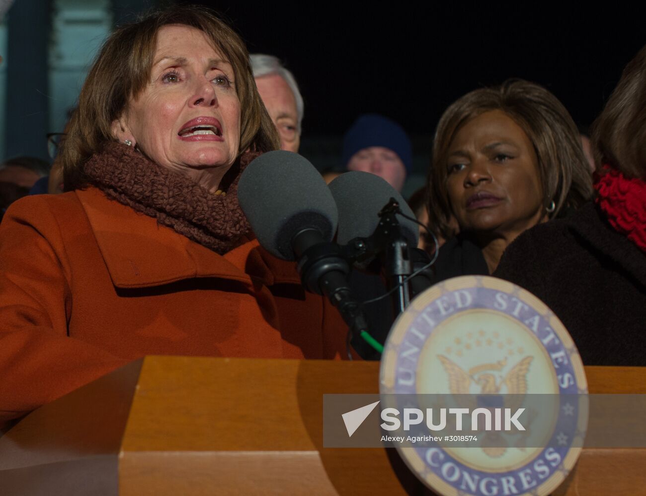 Immigration ban protests in Washington DC