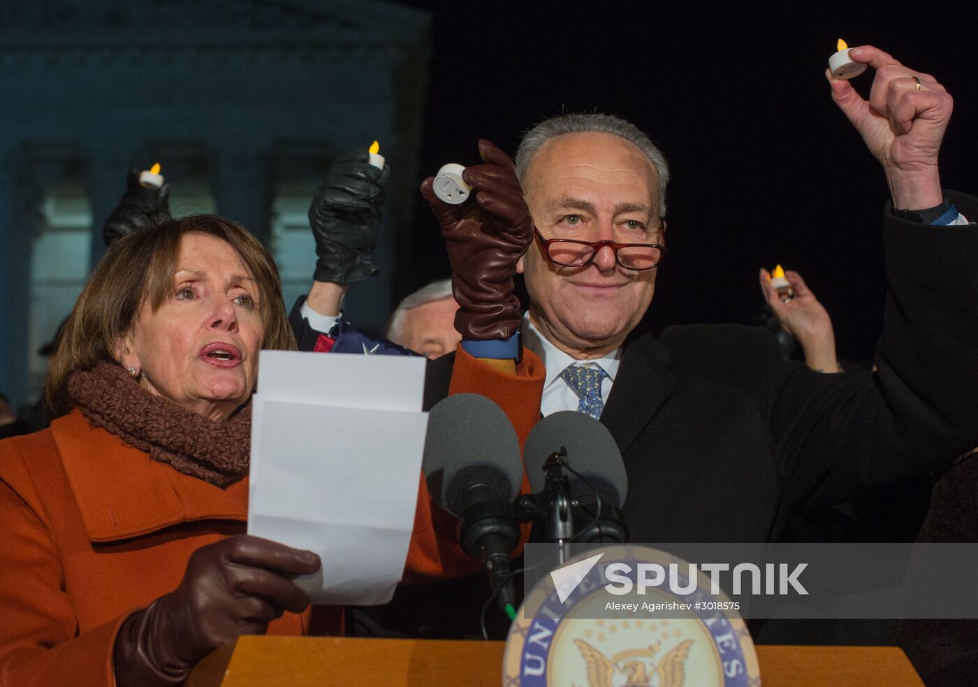 Immigration ban protests in Washington DC