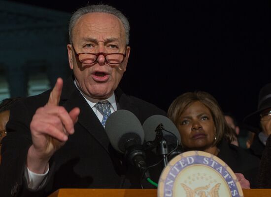 Immigration ban protests in Washington DC