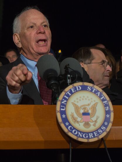 Immigration ban protests in Washington DC