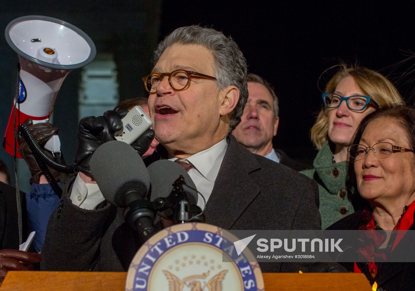 Immigration ban protests in Washington DC