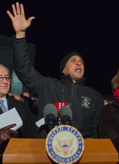 Immigration ban protests in Washington DC