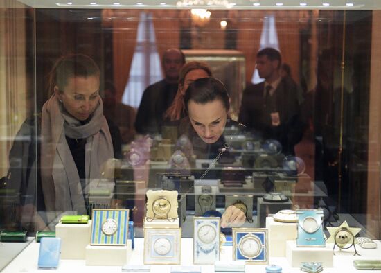 St. Petersburg Ladies Trophy tennis tournament participants visit Fabergé Museum