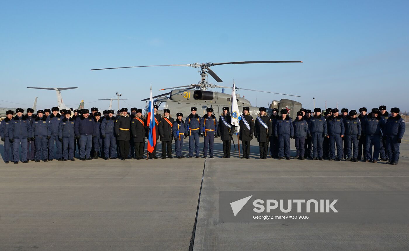 New Ka-27M helicopter and IL-38N aircraft delivered to Yeysk training center