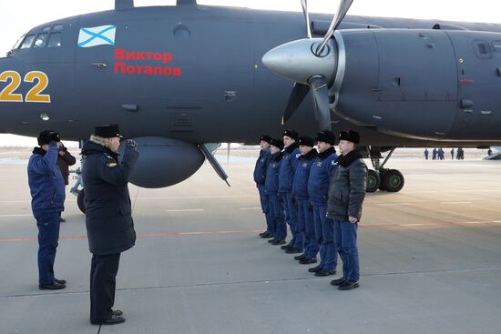 New Ka-27M helicopter and IL-38N airplane delivered to Yeysk training center
