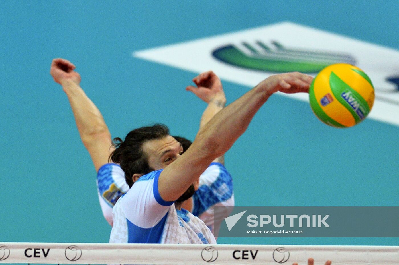 CEV Men's Volleyball Champions League. Zenit Kazan vs. Friedrichshafen