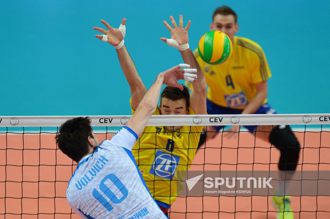 CEV Champions League. Zenit Kazan vs. Friedrichshafen