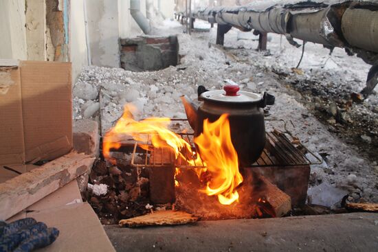 Donetsk after shelling