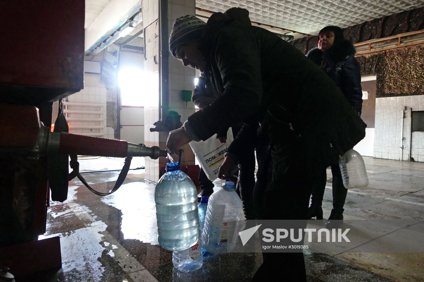 Donetsk after shelling