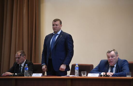 Russian Boxing Federation report and election conference