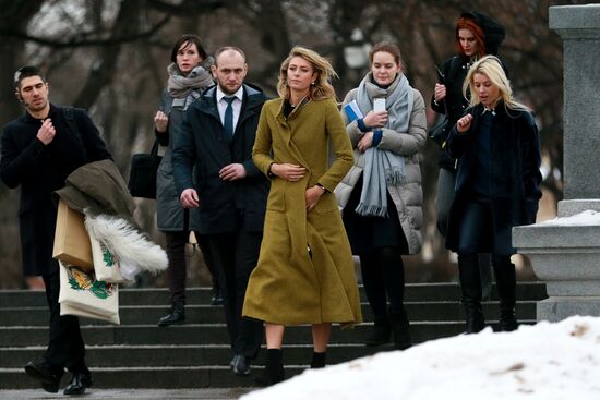 Maria Sharapova presents Yota company's new projects