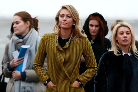 Maria Sharapova presents Yota company's new projects
