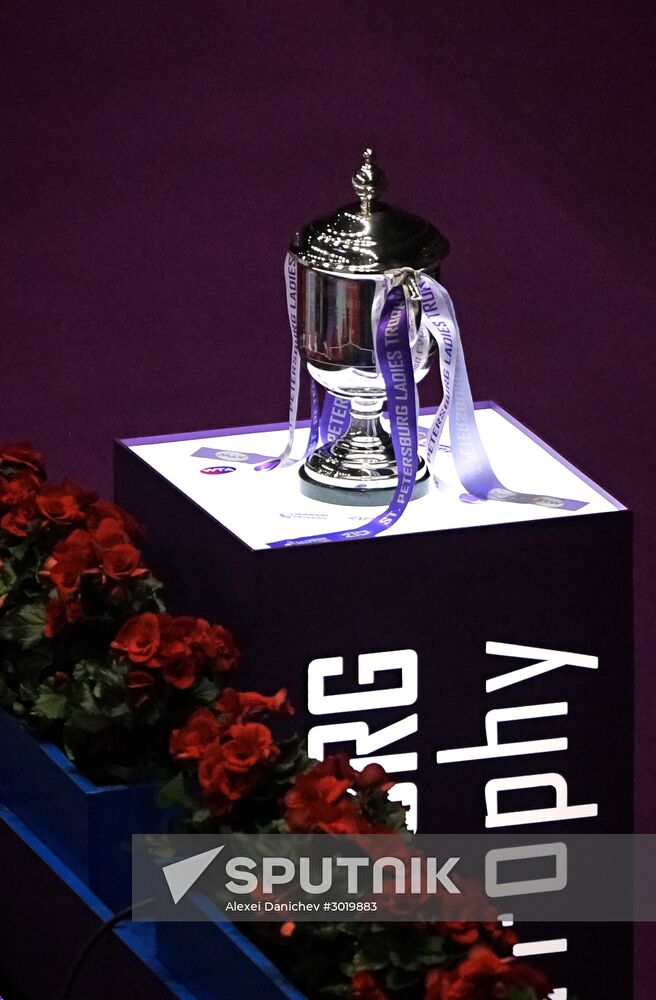 Tennis. St. Petersburg Ladies Trophy 2017. Day three