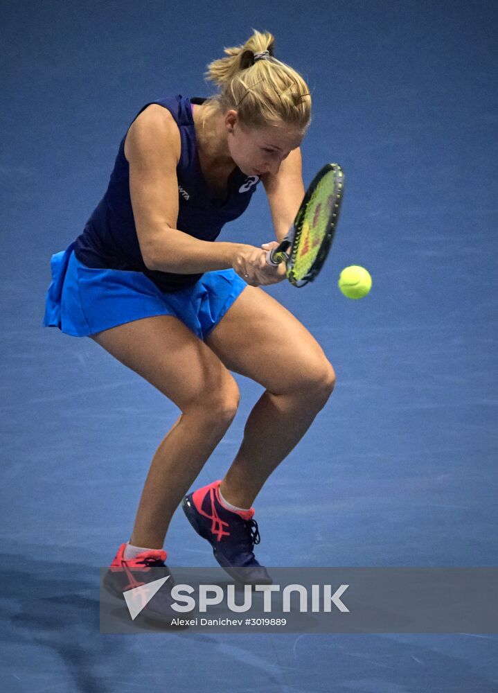 Tennis. St. Petersburg Ladies Trophy 2017. Day three