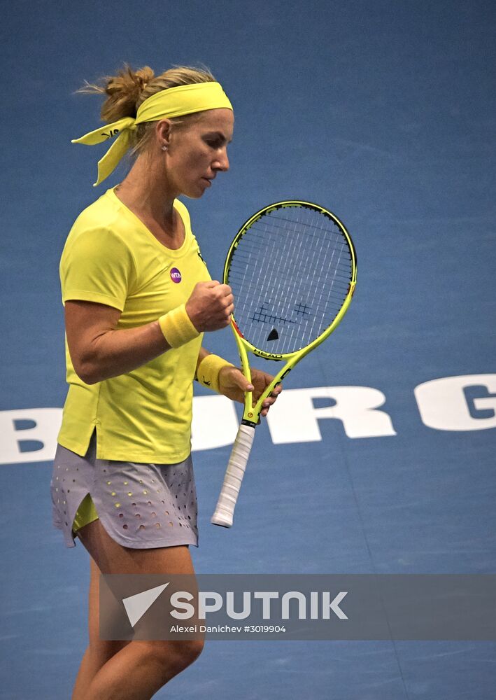 Tennis. St. Petersburg Ladies Trophy 2017. Day three