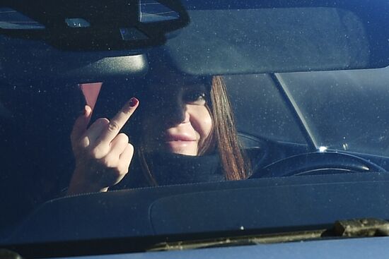 Mara Bagdasaryan on the way to Zhilishchnik utility company