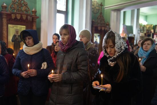 Service in memory of those killed in Tu-154 crash in Sochi