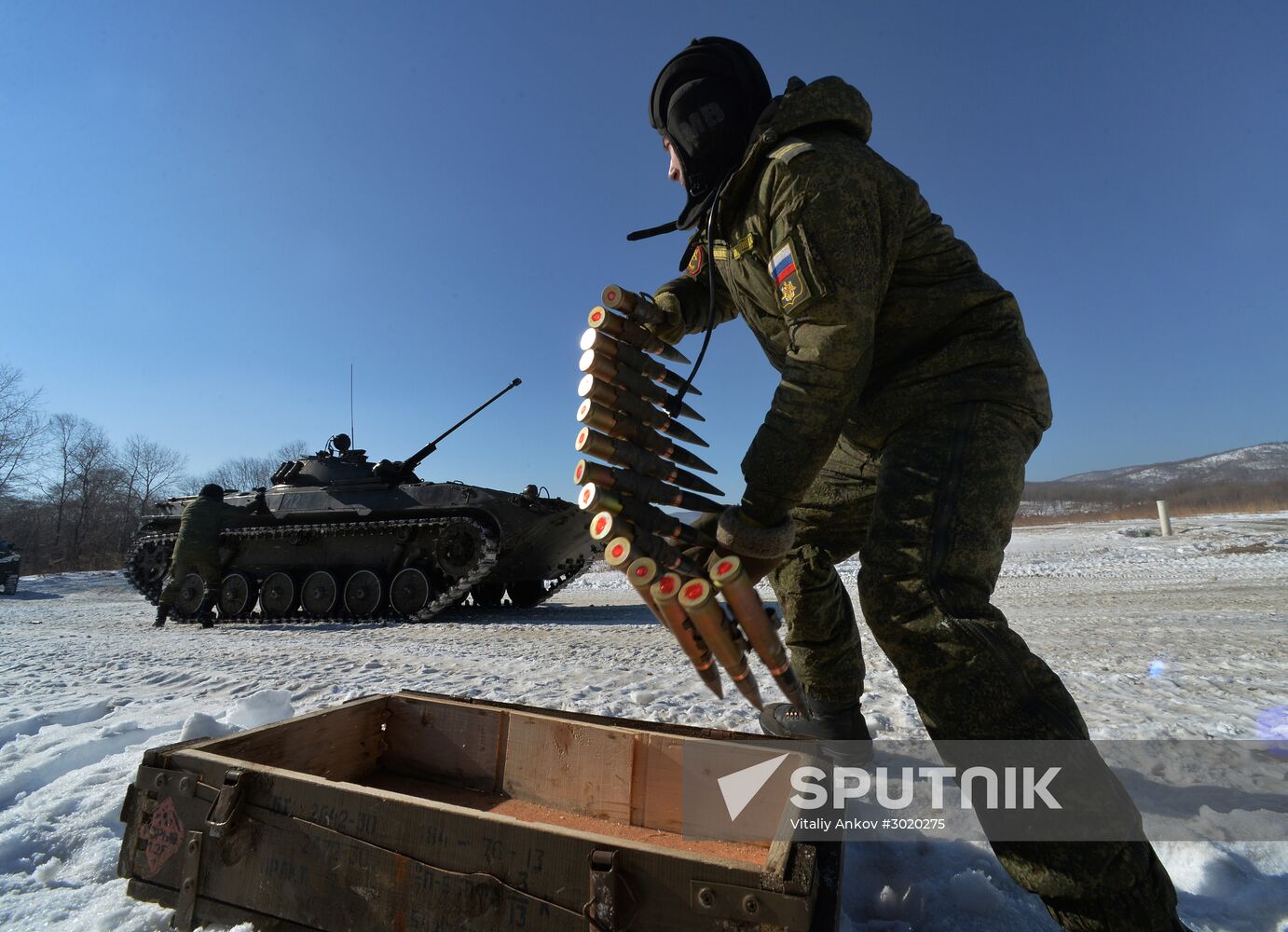 Marines exercise in Primorsky Krai