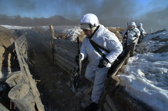 Marines exercise in Primorsky Krai