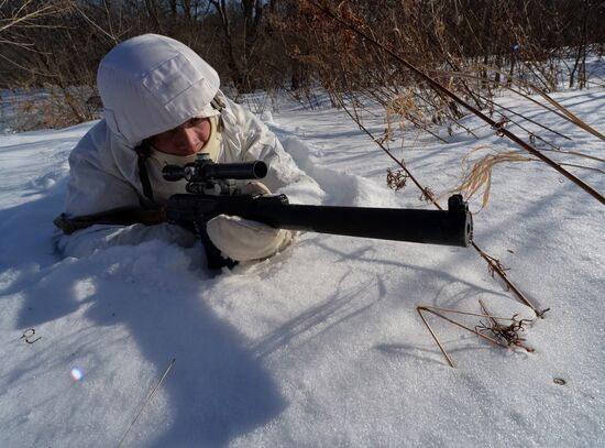 Marines exercise in Primorsky Krai