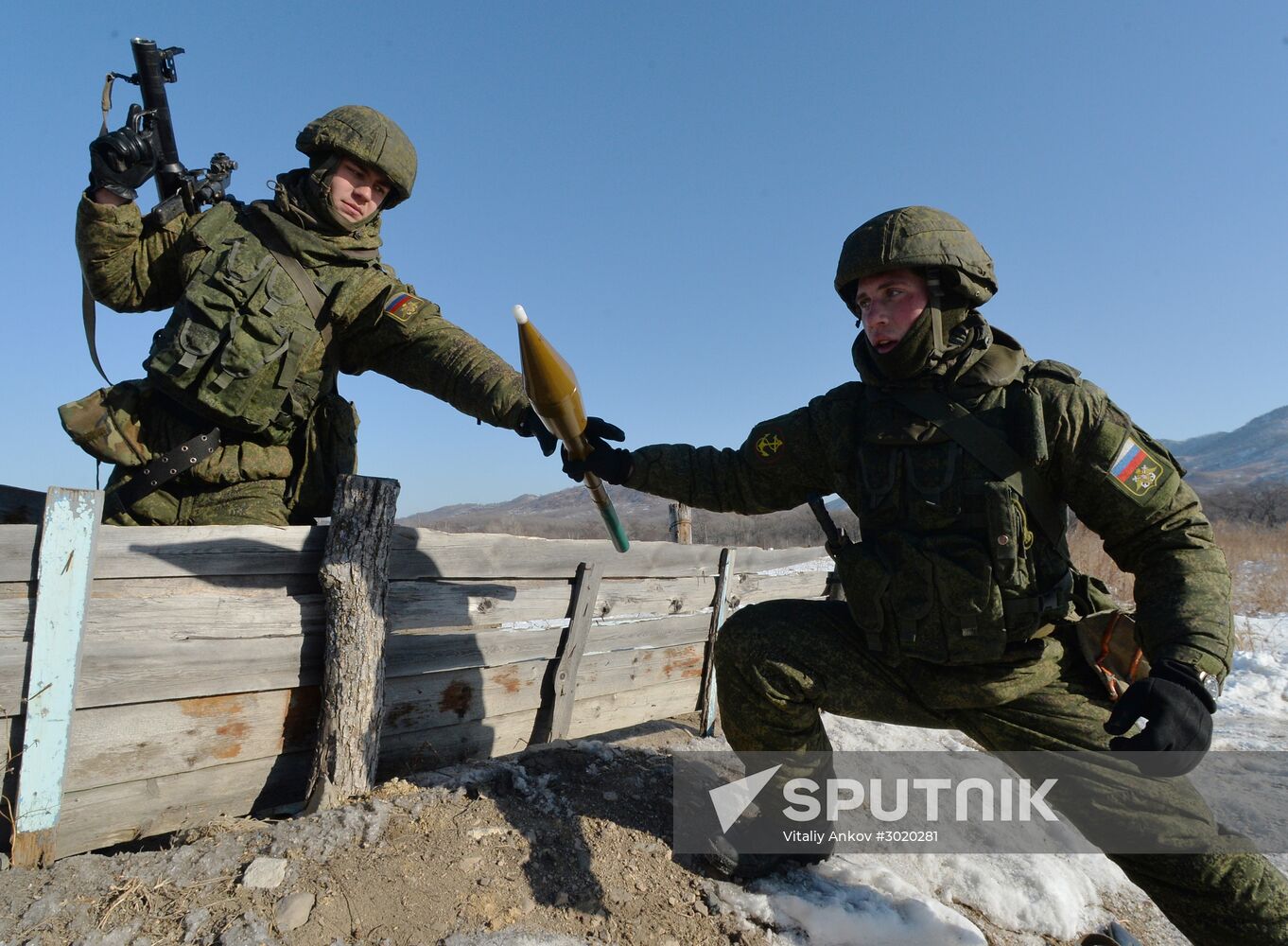 Marines exercise in Primorsky Krai