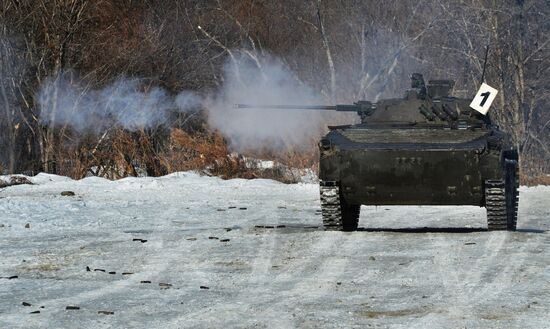 Marines exercise in Primorsky Krai