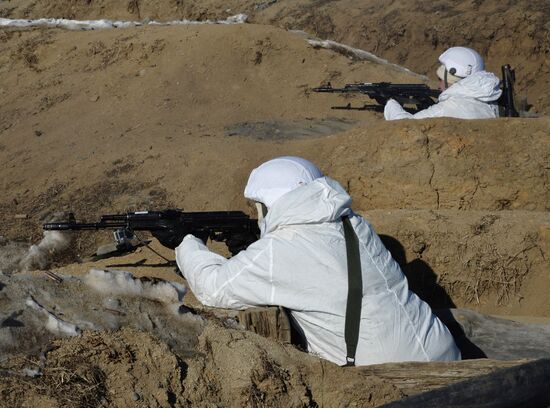 Marines exercise in Primorsky Krai