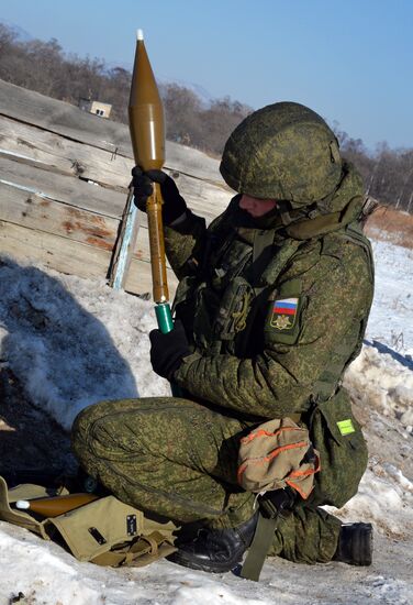 Marines exercise in Primorsky Krai