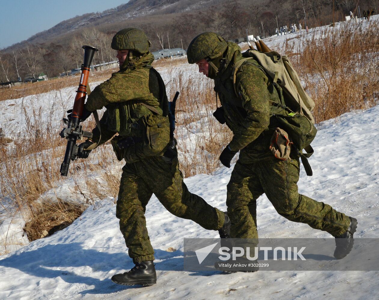 Marines exercise in Primorsky Krai