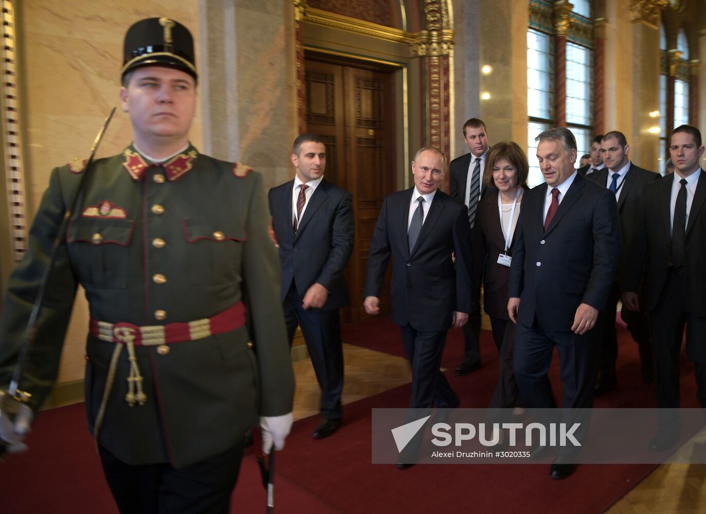 Russian President Vladimir Putin's visit to Hungary