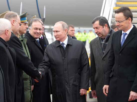 Russian President Vladimir Putin's working visit to Hungary