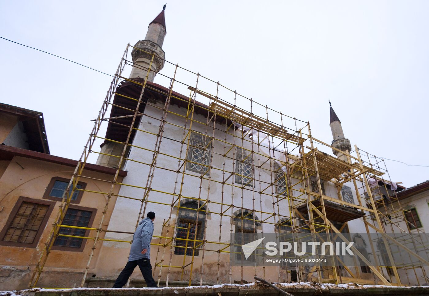 Restoration works in Khan's Palace of Bakhchysarai