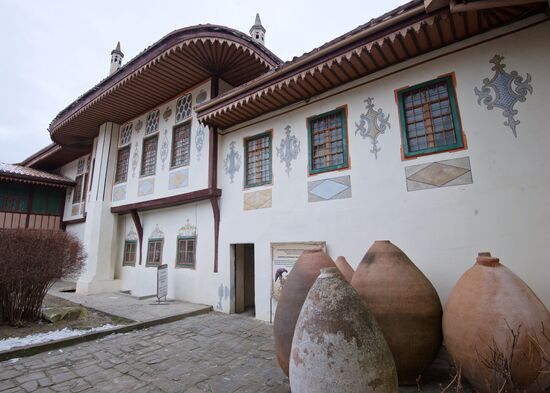 Restoration works in Khan's Palace of Bakhchisaray
