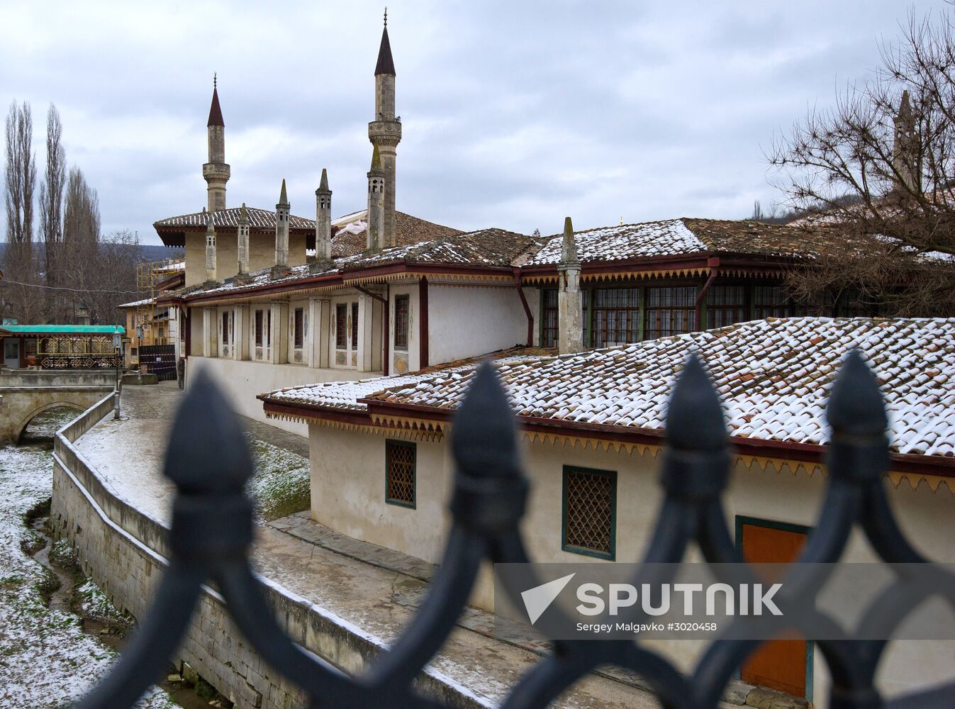 Restoration works in Khan's Palace of Bakhchysarai