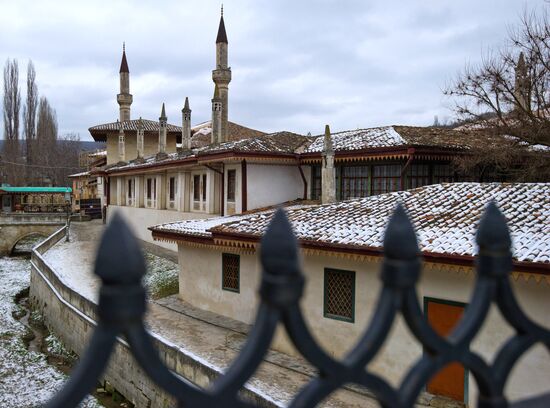 Restoration works in Khan's Palace of Bakhchysarai