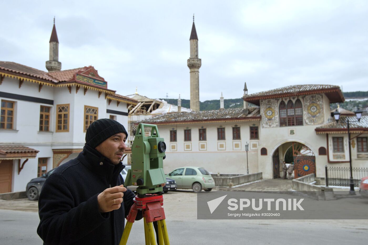 Restoration works in Khan's Palace of Bakhchysarai