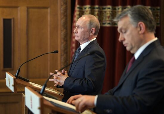 Russian President Vladimir Putin's visit to Hungary