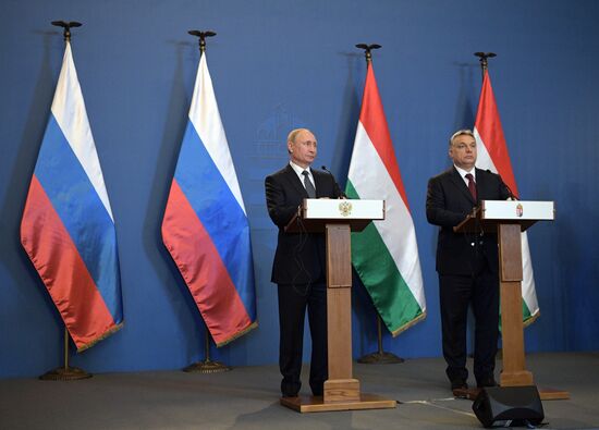 Russian President Vladimir Putin's visit to Hungary