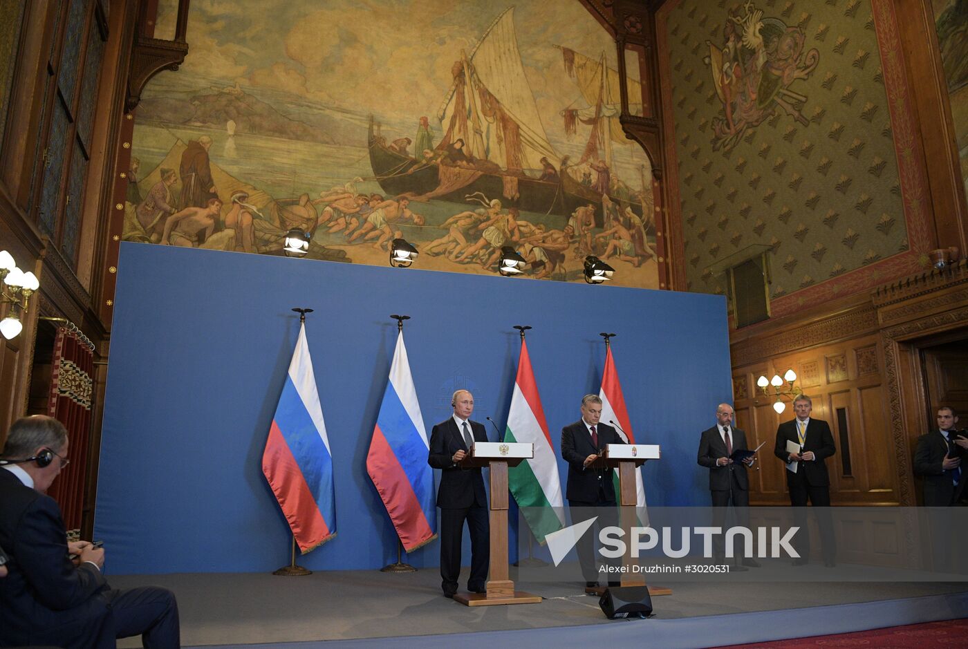 Russian President Vladimir Putin's visit to Hungary