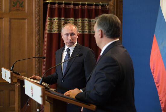 Russian President Vladimir Putin's visit to Hungary