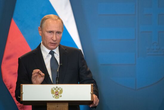 Russian President Vladimir Putin's visit to Hungary